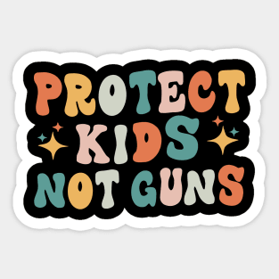 Protect Kids Not Guns For Men Women Gun Control Sticker